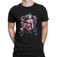 Freedom Jinx T-Shirt For Men Arcane League Of Legends Lol Anime Funny Tee Shirt Crew Neck Short Sleeve T Shirt 【Size S-4XL-5XL-6XL】