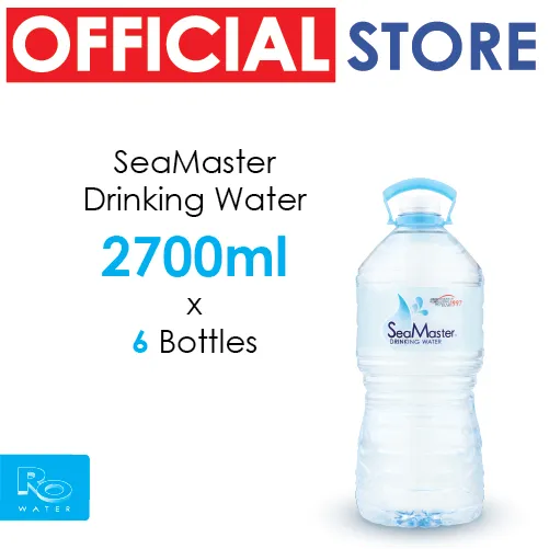 Sea Master Drinking Water 2700ML x 6 Bottles (1 QTY EACH PURCHASE) | Lazada