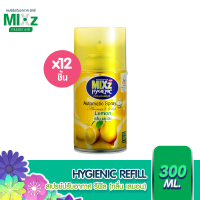 Mixz Hygienic Automatic กลิ่น เลมอน ขนาด 300 ml. 12 กระป๋อง