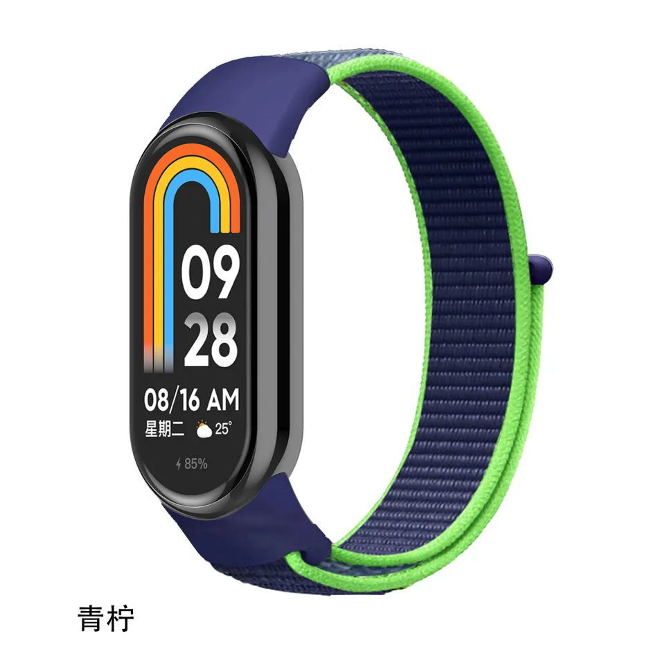 NEEKFOX Nylon Strap for xiaomi Mi Band 8 Bracelet Watchband Strap