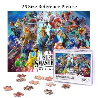 Super Smash Bros Ultimate Heroes Jump Wooden Jigsaw Puzzle 500 Pieces Educational Toy Painting Art Decor Decompression toys 500pcs