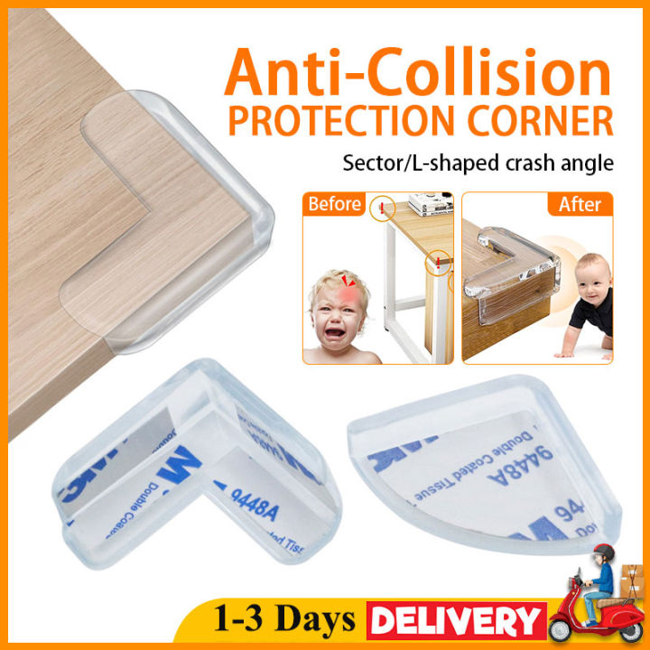 Anti Collision Safety Corner Protectors, Clear Furniture Corner