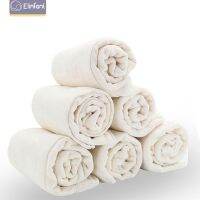 6pieces/lot 100% Soft Unbleached Cotton for softness and fast absorbency baby prefold cloth diaper insert