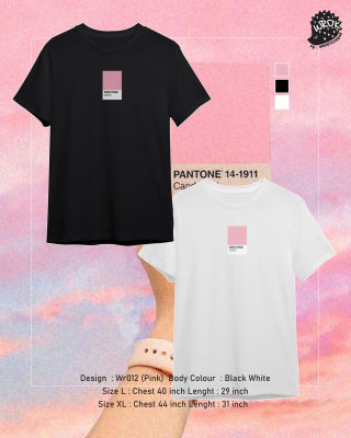 เสื้อยืดลาย Pantone Candy Pink