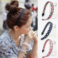 【CW】 Fashion Hollow Wire Woven Hairband Pressed hair Hoop Bands Accessories Headband for Printing headdress Headwear