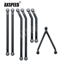 AXSPEED CNC Aluminum High Clearance Chassis Links Set for Axial SCX24 AXI00005 JEEP Gladiator 1/24 RC Crawler Car Truck Parts Electrical Circuitry Par