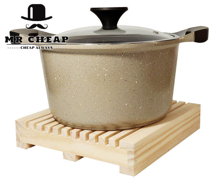 (Hot) Wooden Place Stand Insulation Mat Heat Resistant Wooden Hot Pot Stand Kitchen Accessories