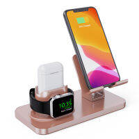 3 in 1 Charging Dock Holder For X XR XS Max 8 7 6 Silicone Charger Stand for Charging Station Docking