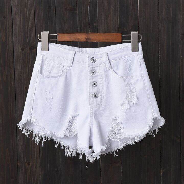 vintage-ripped-hole-fringe-5-colors-denim-shorts-women-casual-korean-jeans-shorts-2022-summer-girl-hot-shorts