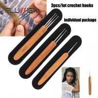 【CC】ↂ  3Pcs/Lot Croche Hair Dreadlock Needle Braid Crochet Needles 0.5Mm 0.75Mm Tools Braiding 1-2-3 Hooks