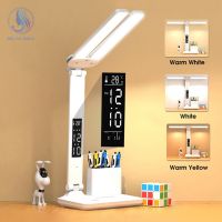 【 YUYANG Lighting 】ไฟร้อนนาฬิกาปลุกโคมไฟตั้งโต๊ะ Led 3ข้างเตียง-โต๊ะหัวคู่ Aliexpress