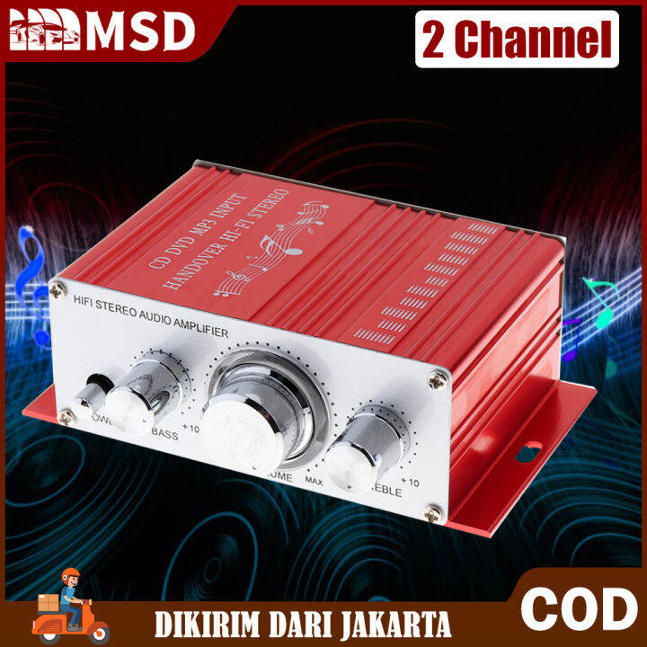 ( Dikirim Dari Jakarta )Amplifier mini ampli Hi-Fi Stereo Amplifier