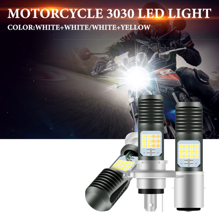 LED Motorcycle Headlights Ba20D 1pcs