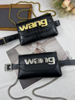 Small purse female tide ins fashionable joker letter sweater chain with small bag skirt suits the waistband package