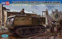 พลาสติก โมเดล ประกอบ  hobby boss สเกล 1/35 M4 High Speed Tractor (155mm/8-in./240mm)(82408)