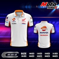 （all in stock）  MOTOSHIRT เสื้อโปโล HONDA HO-A01-18