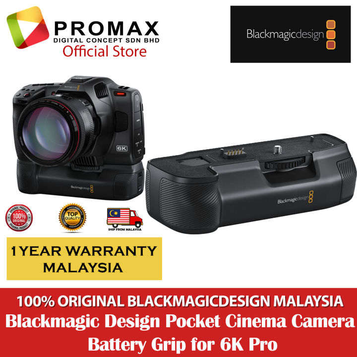 Blackmagic Design Pocket Cinema Camera Battery Grip for 6K Pro 100%  Original Malaysia