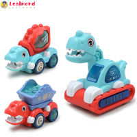 LEAL In Stock Dinosaur Engineering Car Water Mist Spray Toys With Music Flashing Light For Boys Girls Christmas Birthday Gifts