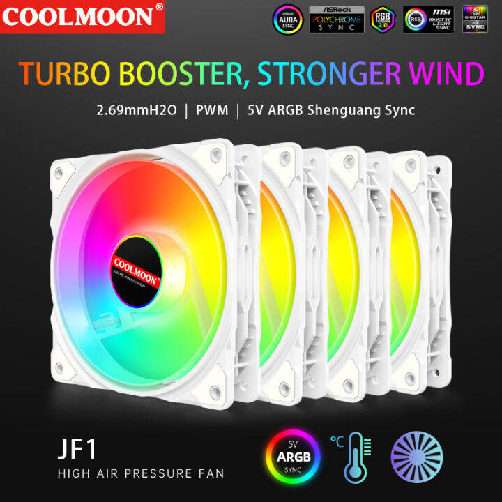 coolmoon-พัดลมทำความเย็น5v-3pin-120มม-เคสระบายความร้อน4pin-พัดลมทำความเย็น-pwm-แบริ่งไฮดรอลิกปรับความเร็วได้อุปกรณ์คอมพิวเตอร์เงียบ