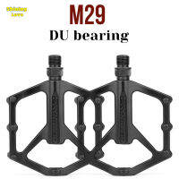 ShiningLove 2Pcs Mountain Bike Pedals 9/16 Inch Lightweight Professional Wide Platform Aluminum Pedals With Sealed Bearings