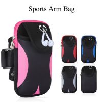 ↂ☁ Universal Waterproof Sports Armband Bag With Headphone Hole Mobile Phone Bags Wrist Arm Bag For Outdoor Sport Climb Running