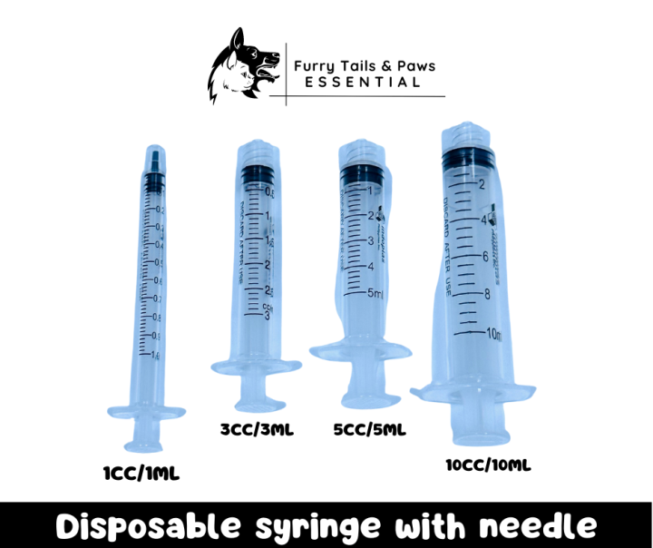 Disposable syringe with needle for dropper Lazada PH