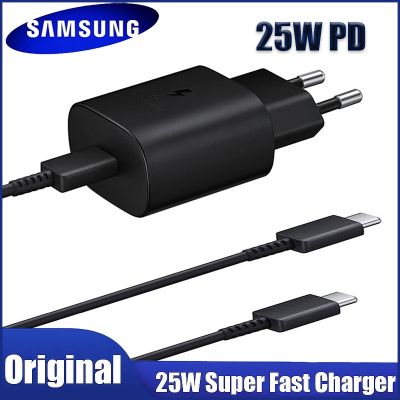 Samsung S22 S21 S20 5G 25w Charger Original Super Fast Charge Usb Type C Pd PPS Quick Charging EU US For Galaxy Note 20 Ultra 10