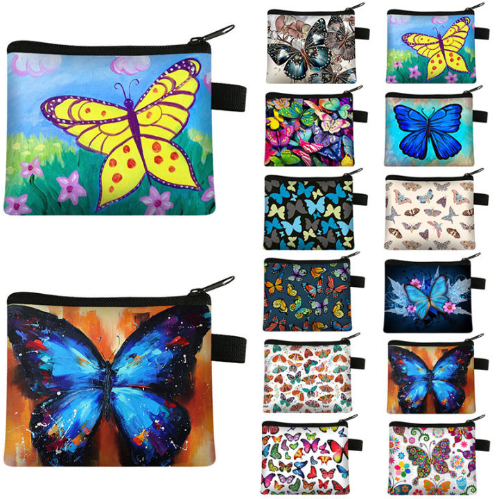 Amongst Butterflies Genuine Leather Bags, Purses & Keyrings by Yoshi