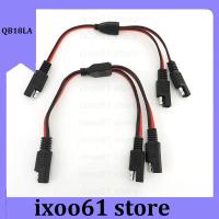 ixoo61 store 1 SAE to 2 SAE Power Extension Connector plug Cable solar panel battery Adapter Quick Connect Disconnect 14AWG 18AWG 10A 20A