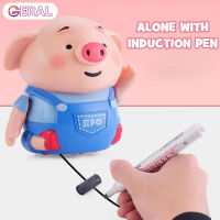 Geral Educational Pen Inductive Toy Pig Christmas Toy Follow Any Drawn Line Pen Inductive Cute Pig