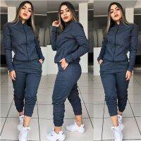 【DT】hot！ Joggers Set Fashion Tracksuit 2 Piece Sweat Sportwear Sport Gym Matching 2023