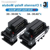 ► DIN-Rail Mounting 2 Channels DC control AC DC Control DC Common Posivitive Common Negative Solid State Relay Module