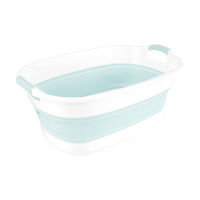 Folding Pet Bathtub Portable Baby Wash Basin Collapsible Laundry Basket Storage Container Organizer