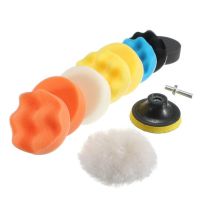 【cw】Polishing sponge plate 3-inch car beauty suit Plush sponge polishing wheel waxing polishing pad wool pad sponge wheel M10hot