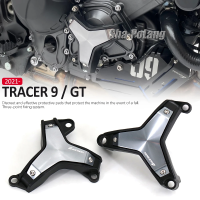 ใหม่อุปกรณ์เสริมรถจักรยานยนต์ฝาปิดเครื่องยนต์ TRACER9ล้มฝาครอบป้องกันป้องกันเครื่องยนต์ด้านข้างแผ่นเลื่อนป้องกันการชนสำหรับ YAMAHA TRACER 9 GT 2021 2022