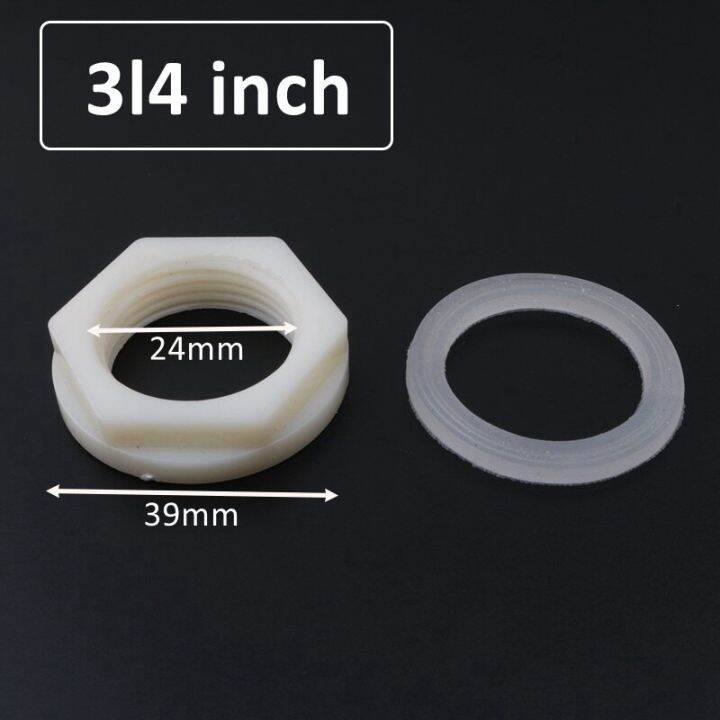 plastic-1-2-3-4-1-inch-thread-nuts-for-garden-irrigation-connector-aquarium-fish-tank-fittings-1pc-watering-systems-garden-hoses