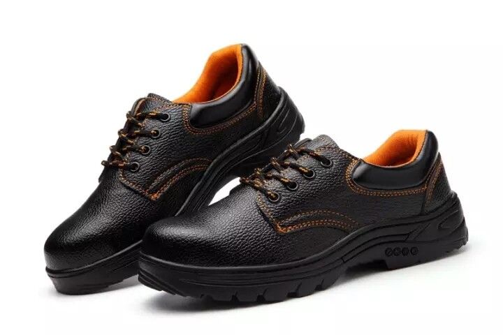 แบบใหม่มาแล้ว-เซฟตี้หัวเหล็ก-หนังแท้-pu-รองเท้าเซฟตี้สีดำส้นสูงผู้ชายรองเท้าเชฟหัวเหล็กรองเท้าทำงานกลางแจ้ง-safety-shoes