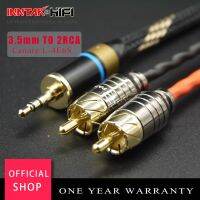 HIFI CANARE L-4E6S 3.5mm To 2 RCA Audio Cable / Stereo Audio Cable 0.3m 0.5m 1m 1.5m 2m 3m 5M Cables