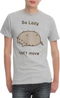 Pusheen Mens So Lazy Cant Move T-Shirt