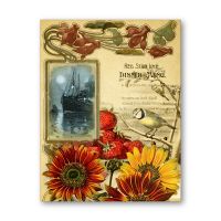 Vintage Journal Card Kit Victorian Travel Canvas Painting Nordic Retro Posters Home Decoration Wall Art Pictures No Frame