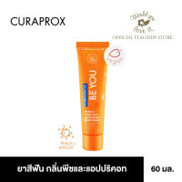 Curaprox (คูราพรอกซ์) Be You – Peach ผลิตภัณฑ์ยาสีฟันกลิ่นพีชและแอปปริคอท ขนาด 60 ml.