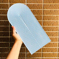 Big Wave Pallet Concrete Mould Water Ripple Design Cement Storage Tray Wall Decoration Silicone Mould DIY Home Decor