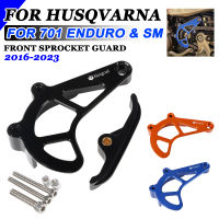 สำหรับ Husqvarna 701 Enduro SM 701 SUPERMOTO 2016-2021 2022 2023อุปกรณ์เสริมรถจักรยานยนต์ด้านหน้าเฟืองกรณี Saver Chain Guard