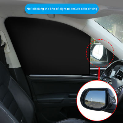 ตัวป้องกันแสงแดดสะท้อนแสงสำหรับรถยนต์สไตล์แม่เหล็กที่บังแดดกระจกหน้ารถรถพับได้สำหรับคนขับด้านหน้า/นักบินร่วม/ด้านหลัง