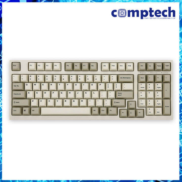 Leopold FC980M PD White - Cherry Blue, Red PBT Double Shot Key Cap ...