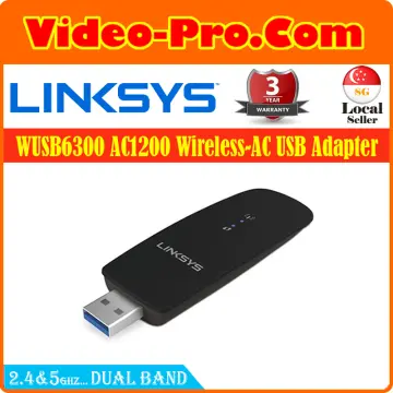 Linksys AC1200 Dual-Band USB 3.0 Adapter Black WUSB6300 - Best Buy