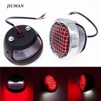 Universal Motorcycle Rear Brake Red White LED Tail Stop Light License Plate Decorative Lamp For Kawasaki Suzuki Honda For Harley