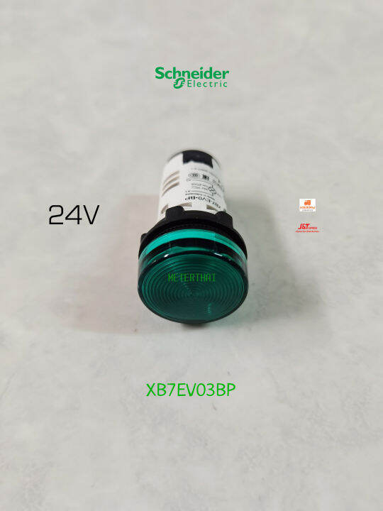 Schneider Electric XB7EV03BP Pilot Lamp ไพลอตแลมป์ 22 มม. สีเขียว Green ...