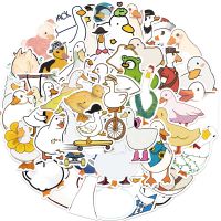 【LZ】 10/30/50pcs Cartoon Cute Animals Duck Graffiti Stickers Funny Decal Kid Toy DIY Laptop Motorcycle Luggage Car Decoration Sticker