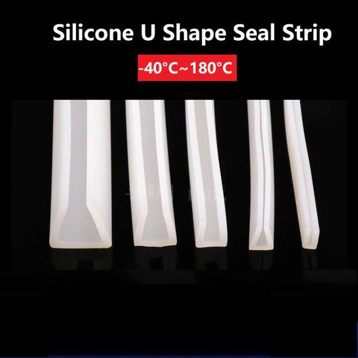Silicone Rubber U Channel Sealing Strip Edge Trim Glazing Weatherstrip